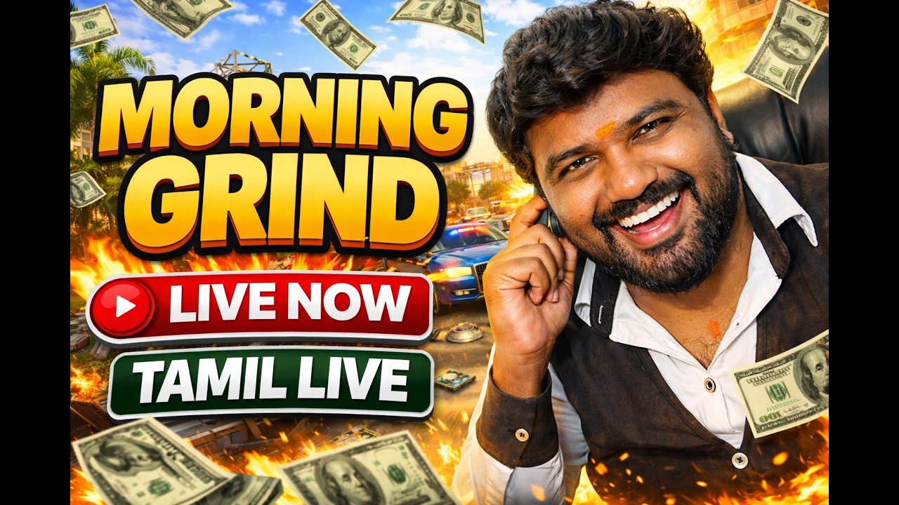 GTA 5 Online LIVE 🔴 Morning Grind Begins! 💸 Tamil Gameplay | VTS Gaming