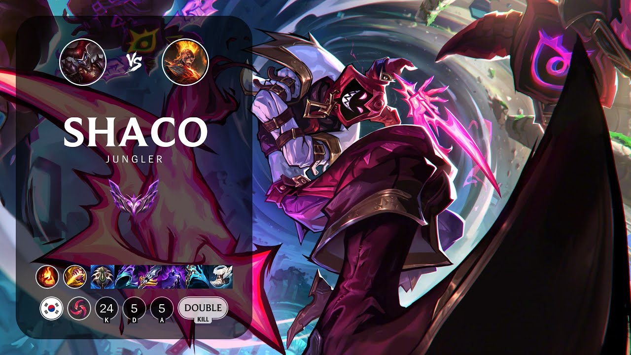 Shaco Jungle vs Brand - KR Master Patch 14.4