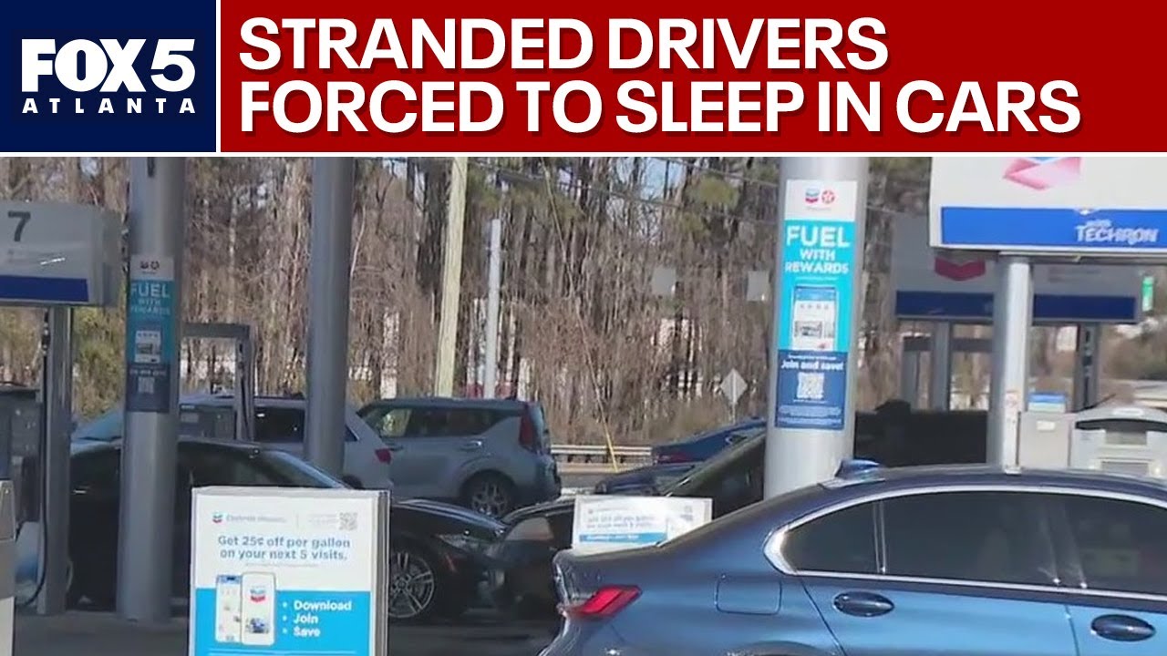 Georgia drivers trapped in snow storm sleep in cars | FOX 5 News