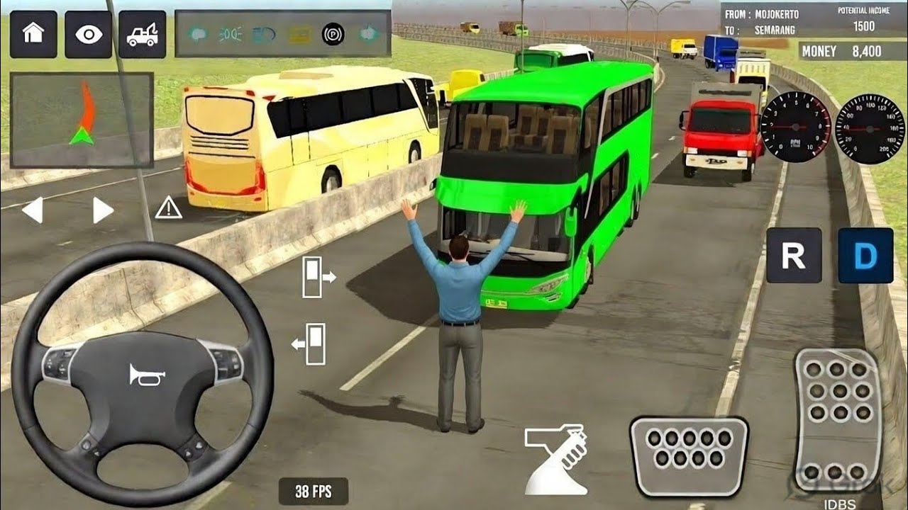 Euro coach bus simulator || newcoach bus simulator part- 16 My First Trip | Android gameplay