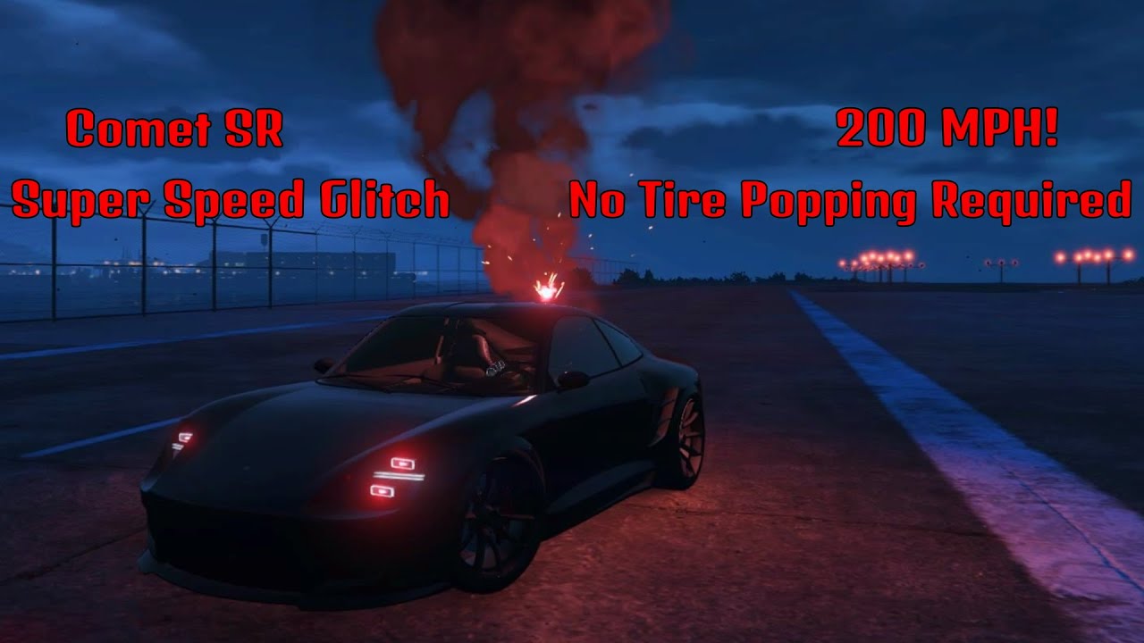 GTA 5 Comet SR Speed Glitch/200MPH