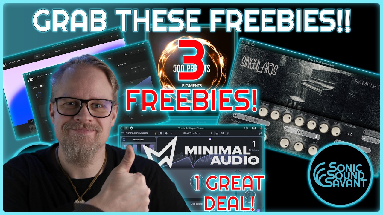 3 nice freebies 🚨LIMITED TIME🚨 Great deal from Minimal Audio!!