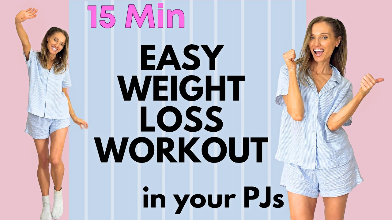 15 Minute Weight Loss Exercise 🔥 Pyjama Workout | No Equipment, No Jumping, All Standing