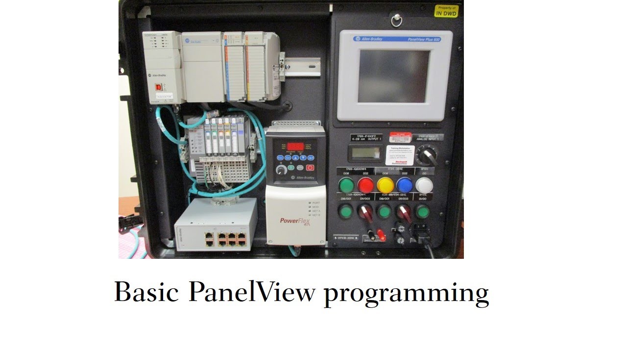 How to Create a Simple HMI program using FactoryTalk View Studio