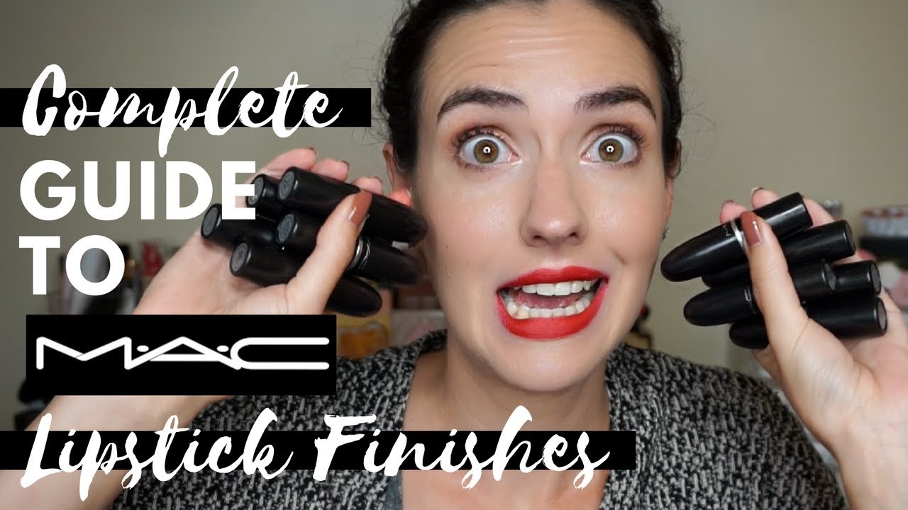 Complete Guide To MAC Lipstick Finishes | Lip Swatches + All The Info