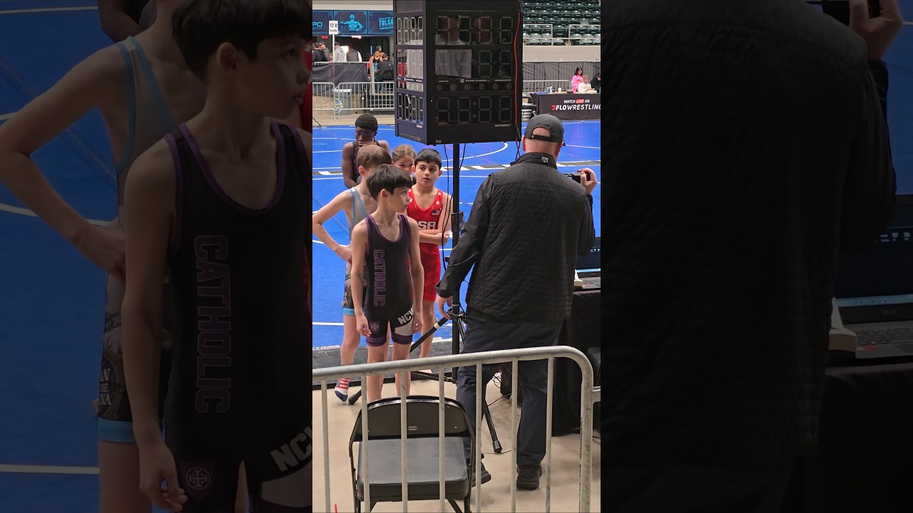 Tulsa Nationals Eli is weighed in and Ready to Rumble. #family #trusttheprocess #wrestling