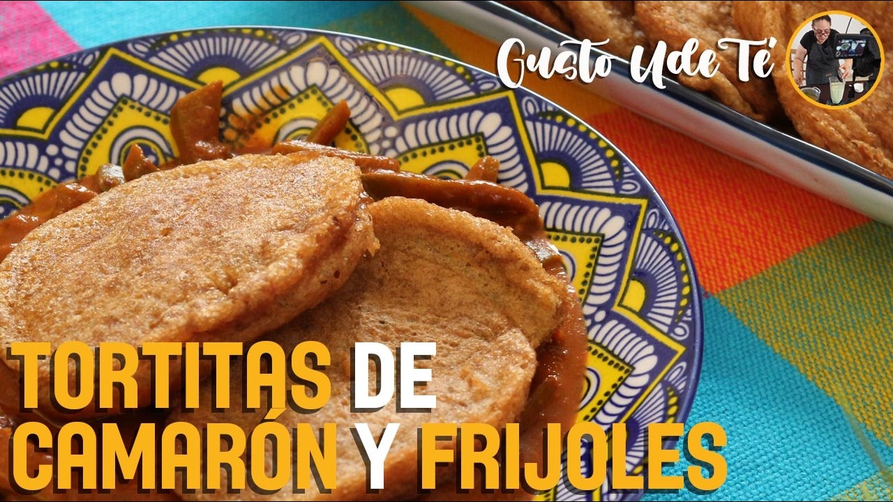 Tortitas de camarón y frijoles, sabrosas para la cuaresma.
