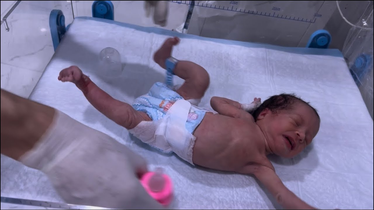 Newborn Baby in Good Condition Feeding Well Healthy NICU Progress Update