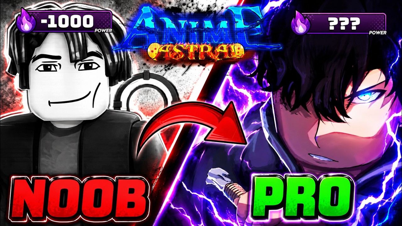 SPENDING 24 HOURS GOING NOOB TO PRO BECOMING A META PLAYER IN ANIME ASTRAL!! (Roblox)