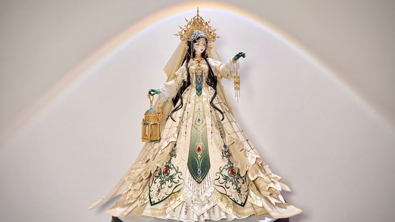 超多细节的一次，给女儿做了华丽的圣女套！ Infinity Nikki Outfit.