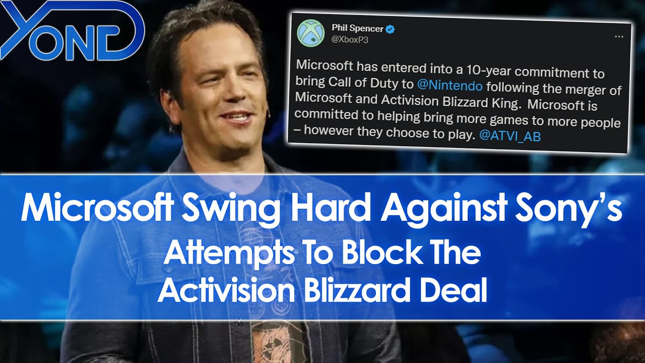 Microsoft & Xbox Swing Hard Against Sony & PlayStation's Attempts To Block Activision Blizzard Deal