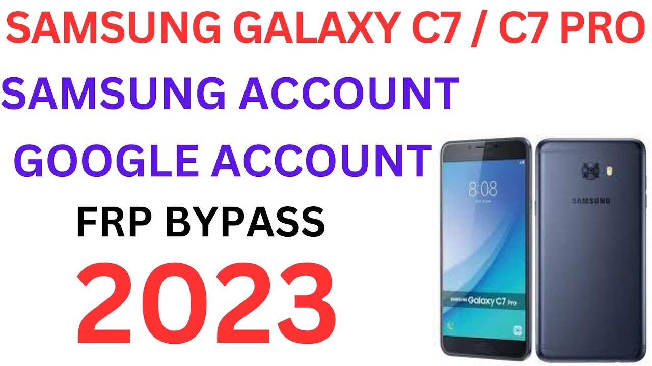 samsung c7 pro google account unlock frp bypass android 8.0 without pc - new method 2023