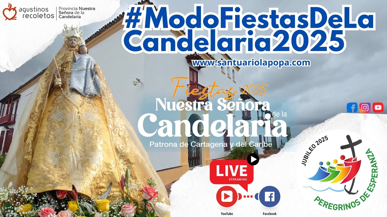SANTA MISA CAMPAL - 3:00 P.M. -  FIESTA DE NUESTRA SEÑORA DE LA CANDELARIA  -  2 DE FEBRERO DE 2025