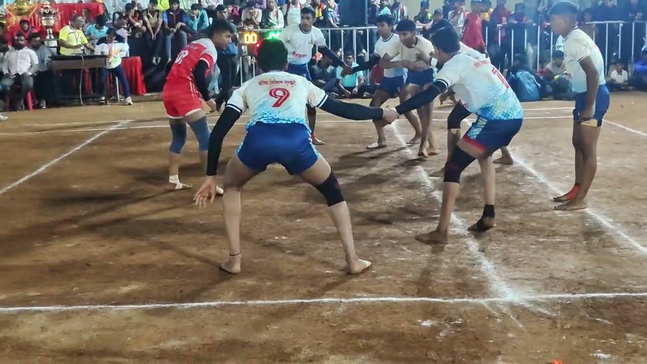 भैरवनाथ क्रीडा संस्था भोसरी VS सुवर्ण हडपसर सेमी फायनल कबड्डी सामना 65 किलो वजनी गट कबड्डी स्पर्धा. 
