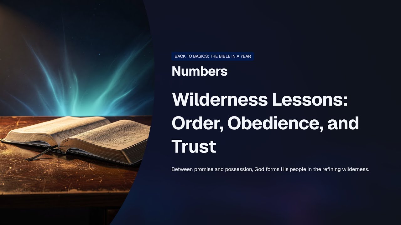 Back 2 Basics BIble Study: The Book of Numbers