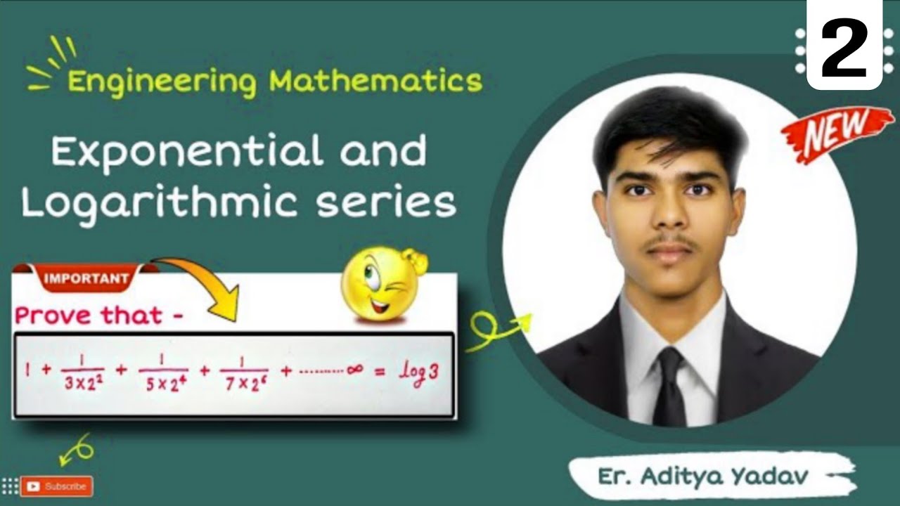 &diams;️ Exponential and Log series || Prove that || Question || #engineering #mathematics #iert