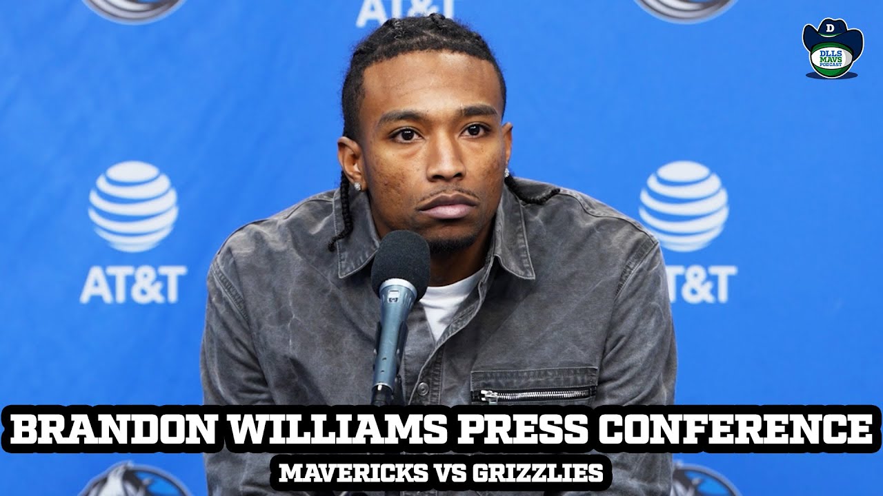 Brandon Williams on Kyrie Irving’s Mentorship & More After Mavs LOSS vs Grizzlies