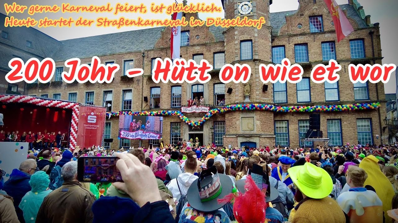 Karneval in Düsseldorf:Helau! Heute startet in Düsseldorf der Straßenkarneval-startet der Karneval
