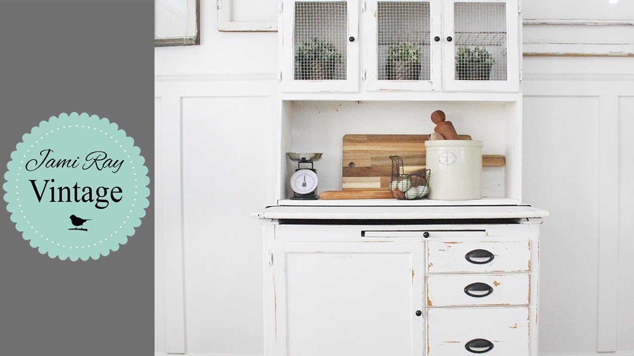Farmhouse Hoosier Makeover DIY