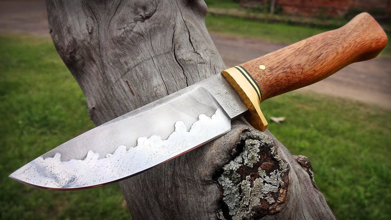 Fabricación de cuchillo de caza