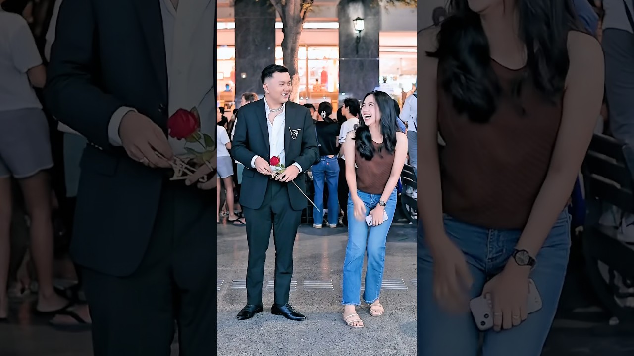 Prank baperin wanita cantik! Sumpah lepas banget ketawa nya😍🥰 #shorts #trending #viral