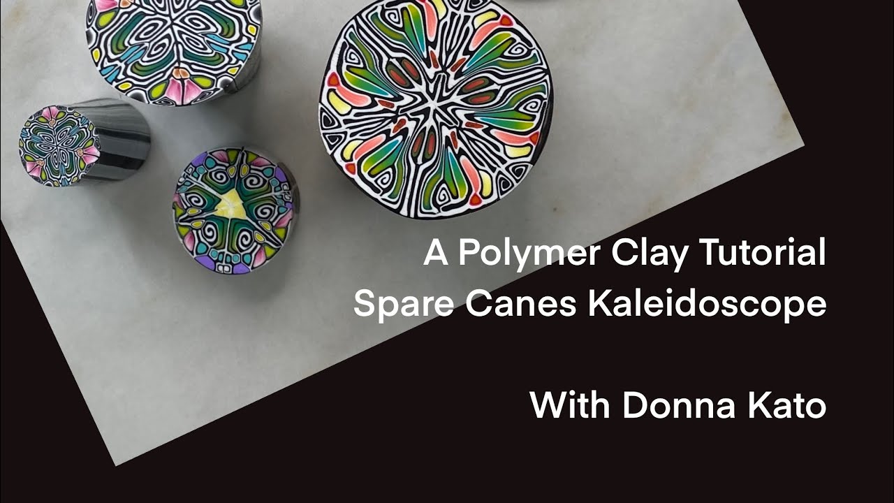 A Polymer Clay Tutorial: Folded Kaleidoscope Beads