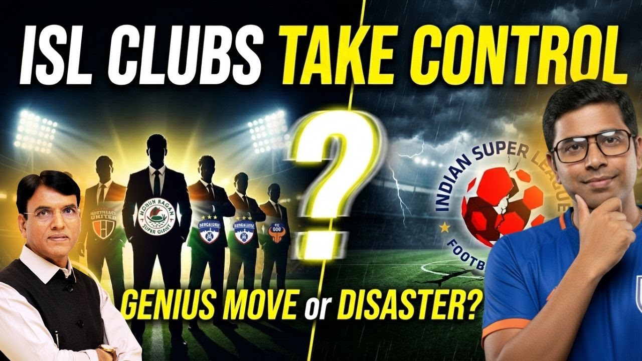 🔴Indian Football Crisis Solved? ISL Clubs vs AIFF Explained | Big Reform ahead with Sports Ministry