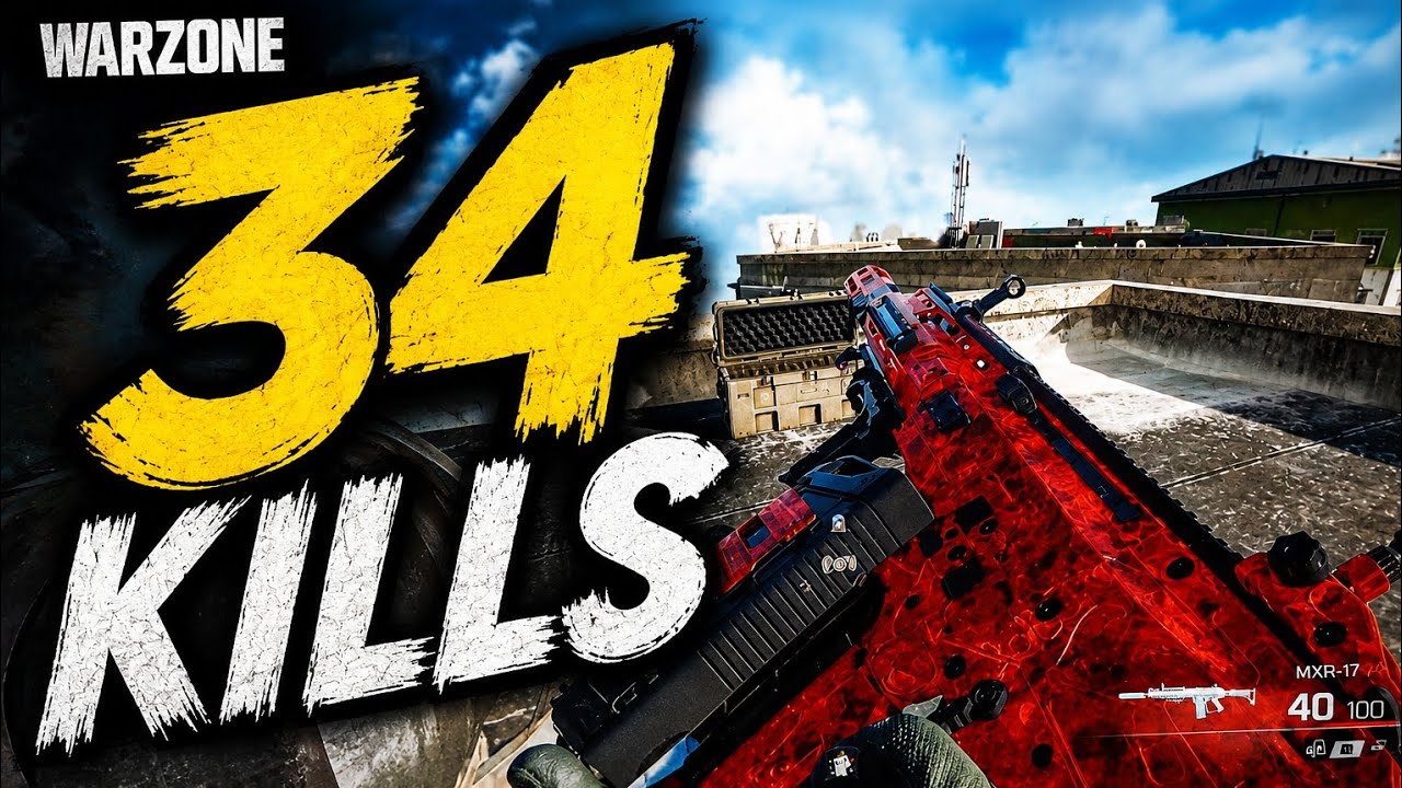 34 KILLS with the MXR-17 BUILD on Rebirth Island 🔥 | Warzone Gameplay