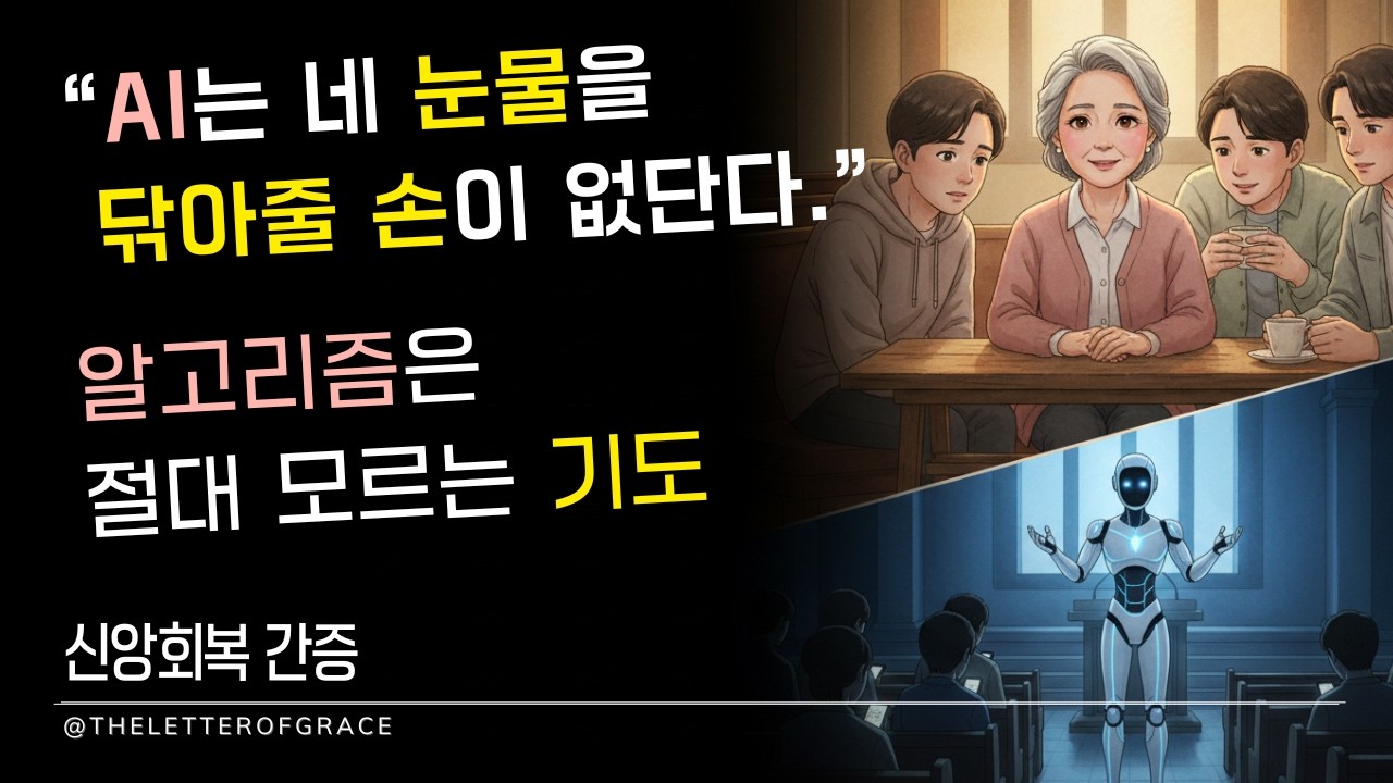 AI는 네 눈물을 닦아줄 손이 없단다, 알고리즘은 절대 모르는 기도 | 마음을 어루만지는 회복의 간증 | 치유의 시간 | 잠들기 전 마음 치유 | 인생 오디오북 | 신앙회복 간증