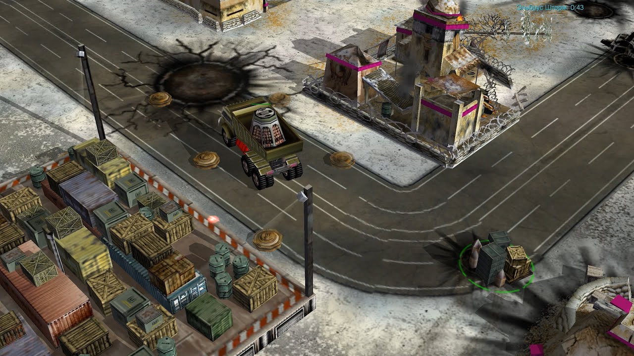 EXPLOSIVE ROLLER - MOD: CONTRA 007 - GLA DEMOLITION - 2 vs 2 HARD RANDOM GENERALS - Zero Hour
