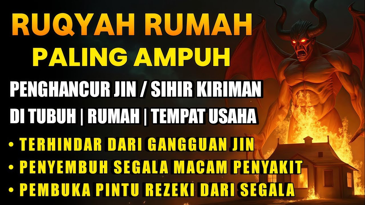 RUQYAH RUMAH PENGUSIR JIN, SETAN DAN SIHIR DI RUMAH,TUBUH,PENENANG HATI DAN FIKIRAN | By Alaa Aqel