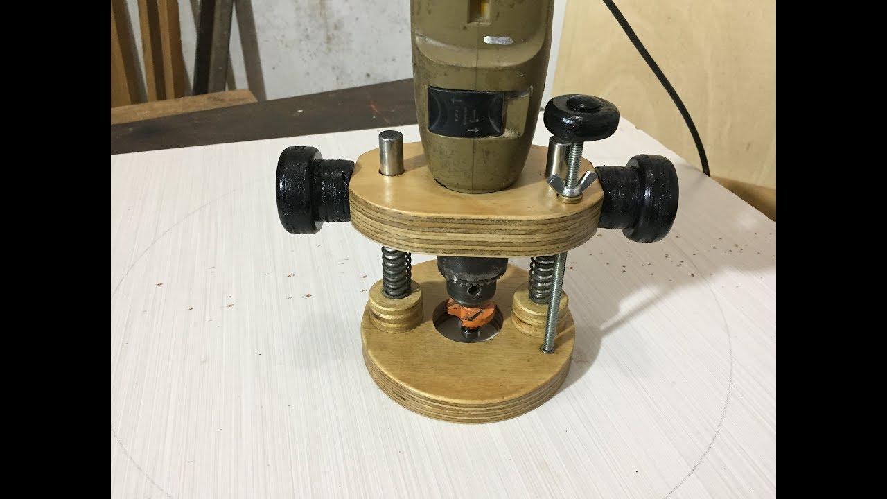 SOPORTE PARA USAR EL TALADRO COMO ROUTER