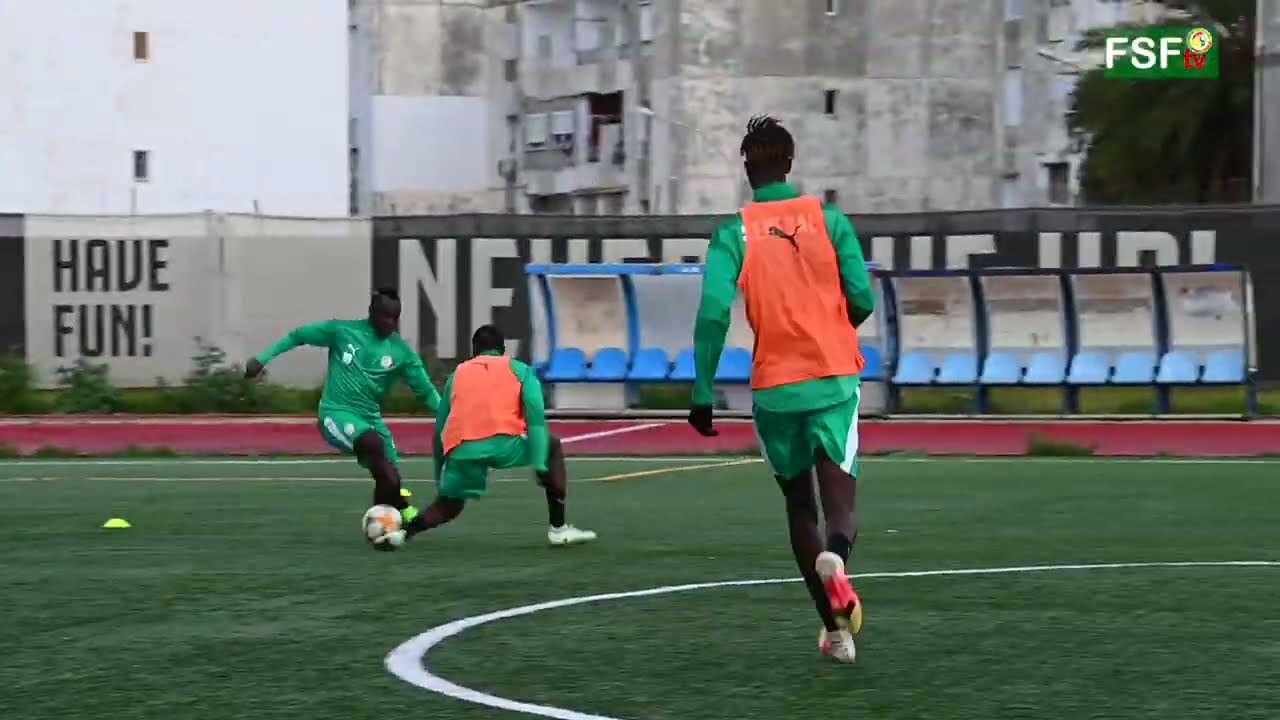 CAN U20  Séance d'entraînement des U20 à Tunis