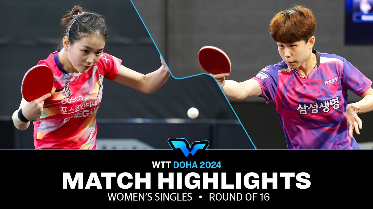Joo Cheonhui vs Kim Nayeong | WS R16 | WTT Contender Doha 2024