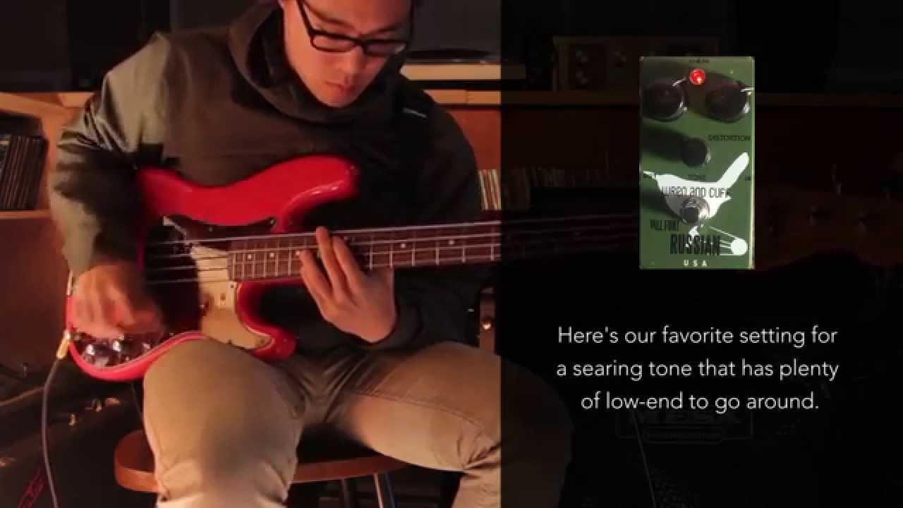 Wren & Cuff Tall Font Russian Distortion/Fuzz // Bass Demo