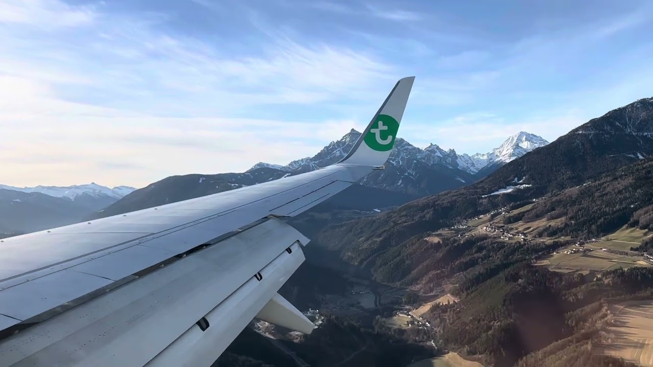 Transavia Boeing 737-800 Approach and Landing into Innsbruck | 23F