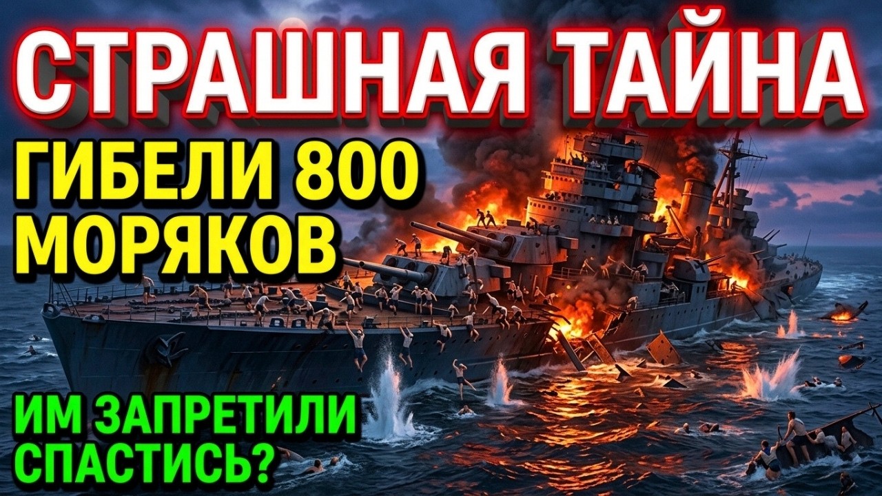 САМАЯ УЖАСНАЯ И ЗАСЕКРЕЧЕННАЯ КАТАСТРОФА В ИСТОРИИ ВОЕННО-МОРСКОГО ФЛОТА!