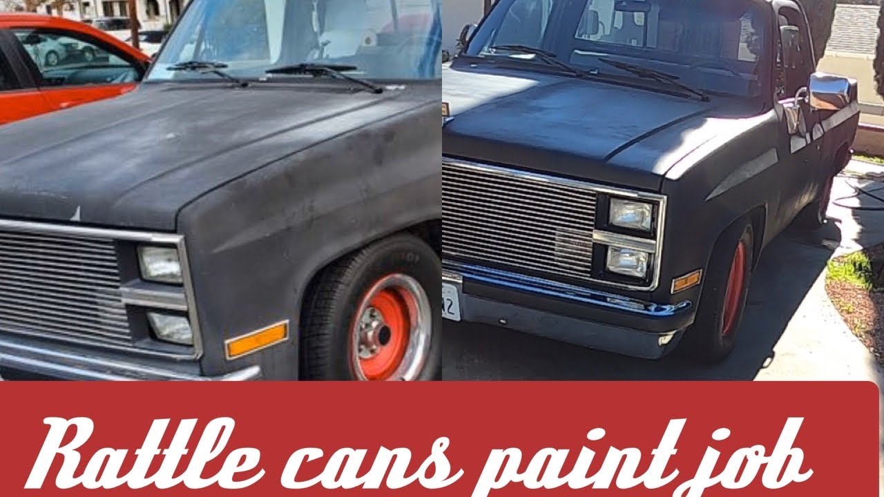 Rustoleum Spray Cans Paint Job on my Truck Chevy C10