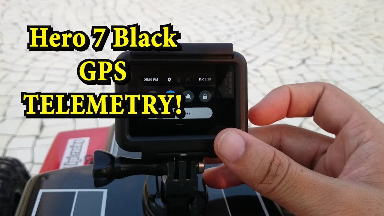 Gopro Hero 7 Black GPS Telemetry using Quik software - RC Car