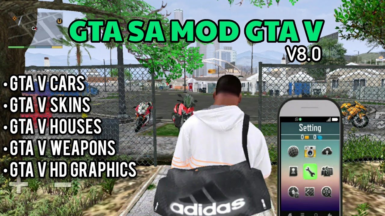 Inilah GTA SA Mod GTA 5 Android Update V8 Ultra Graphics