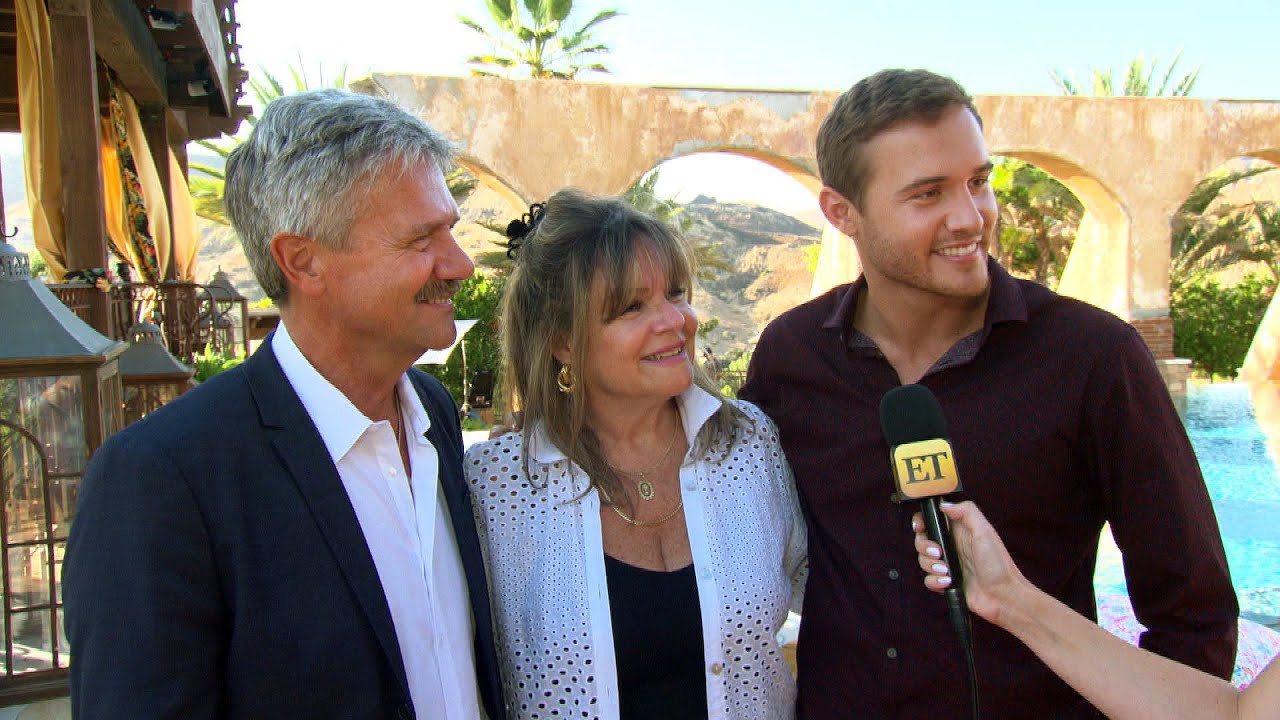 Watch Pilot Pete Give His Parents a Tour of The Bachelor Mansion (Exclusive)