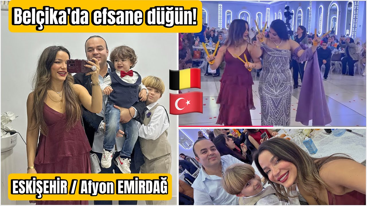 Belçika’da Böyle Düğün Görülmedi! Sigircık Köyü – Emirdağ – Eskişehir Gurbetçileri Bir Arada!
