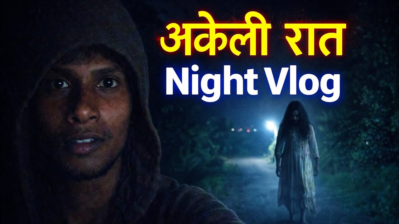 अकेली रात | Night Vlog 🥴 Horror Vlog 