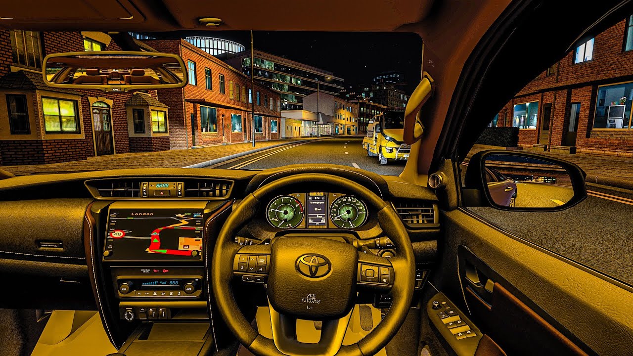 Toyota Fortuner - Night Drive from London to Birmingham | Euro Truck Simulator 2 Gameplay