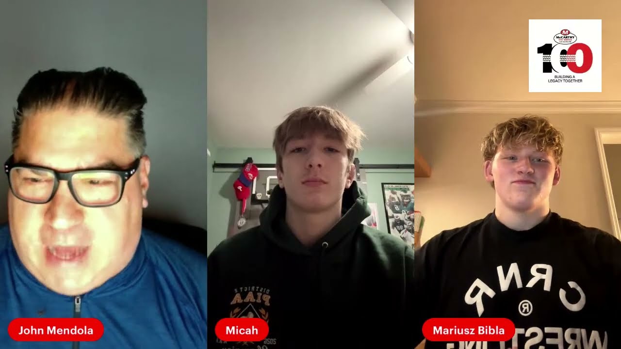 The John Mendola Show District 2 Wrestlers & Coaches