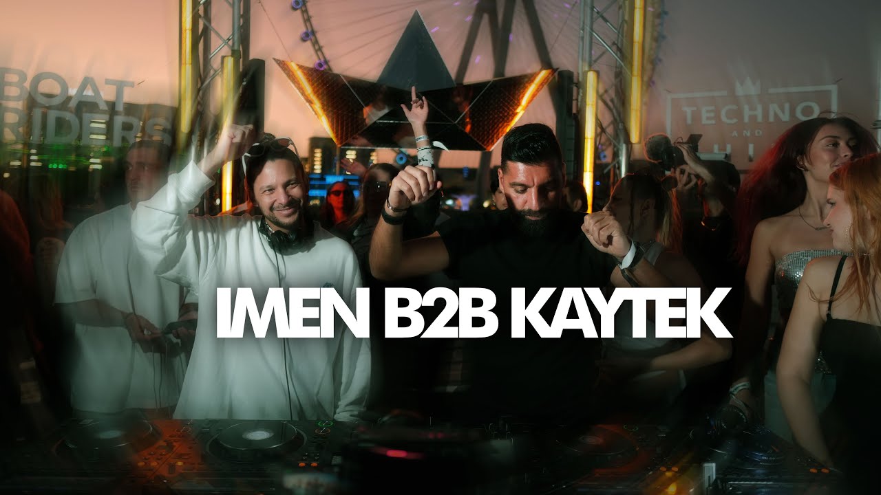Indie Dance By IMEN B2B KAYTEK l BOATRIDERS X Technoandchill 