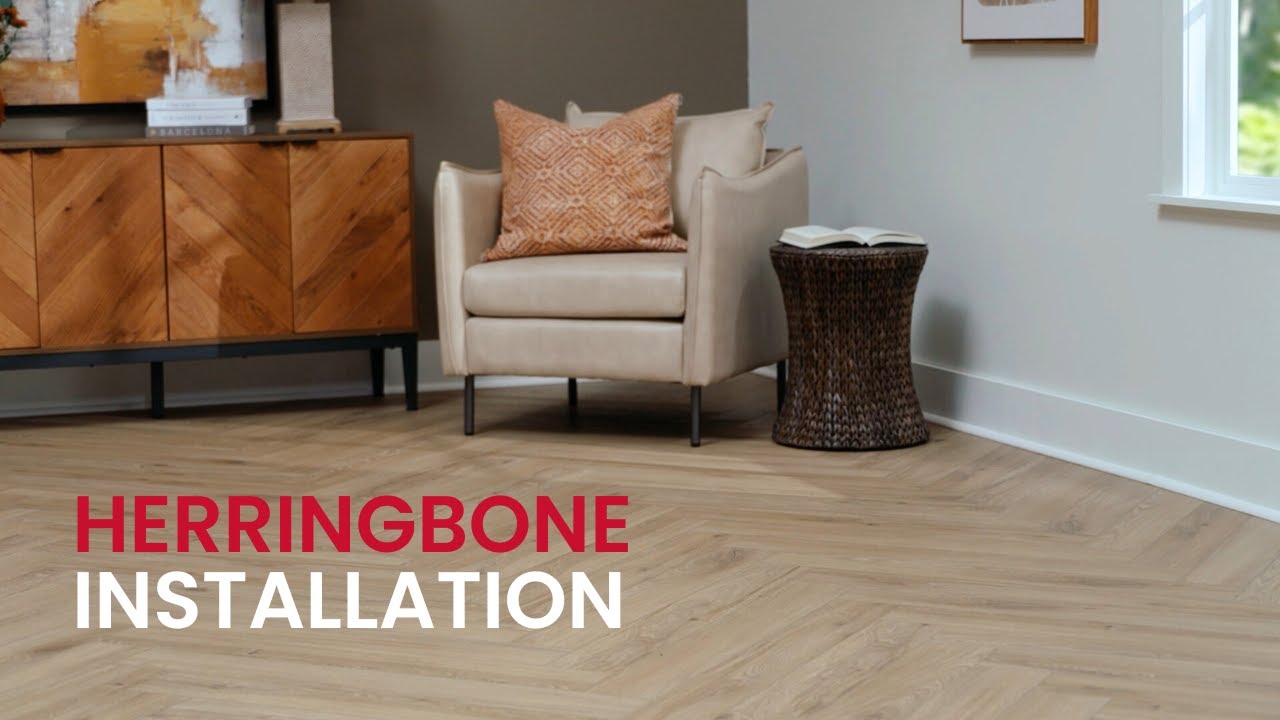 How to Install a Herringbone Pattern Floor  |  How To Install Flooring