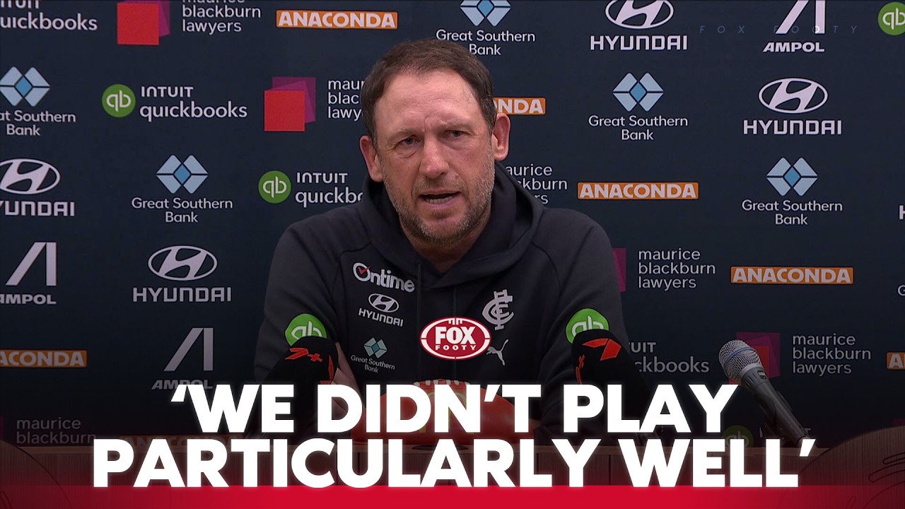 Fraser not satisfied despite claiming the Blues' fourth win in a row! | Carlton Press Conference