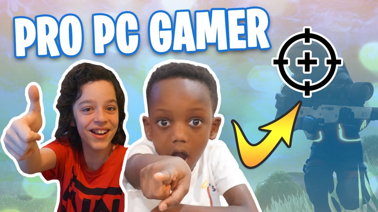 *NEW* -LEARNING To Play FORTNITE On PC - WOW!!