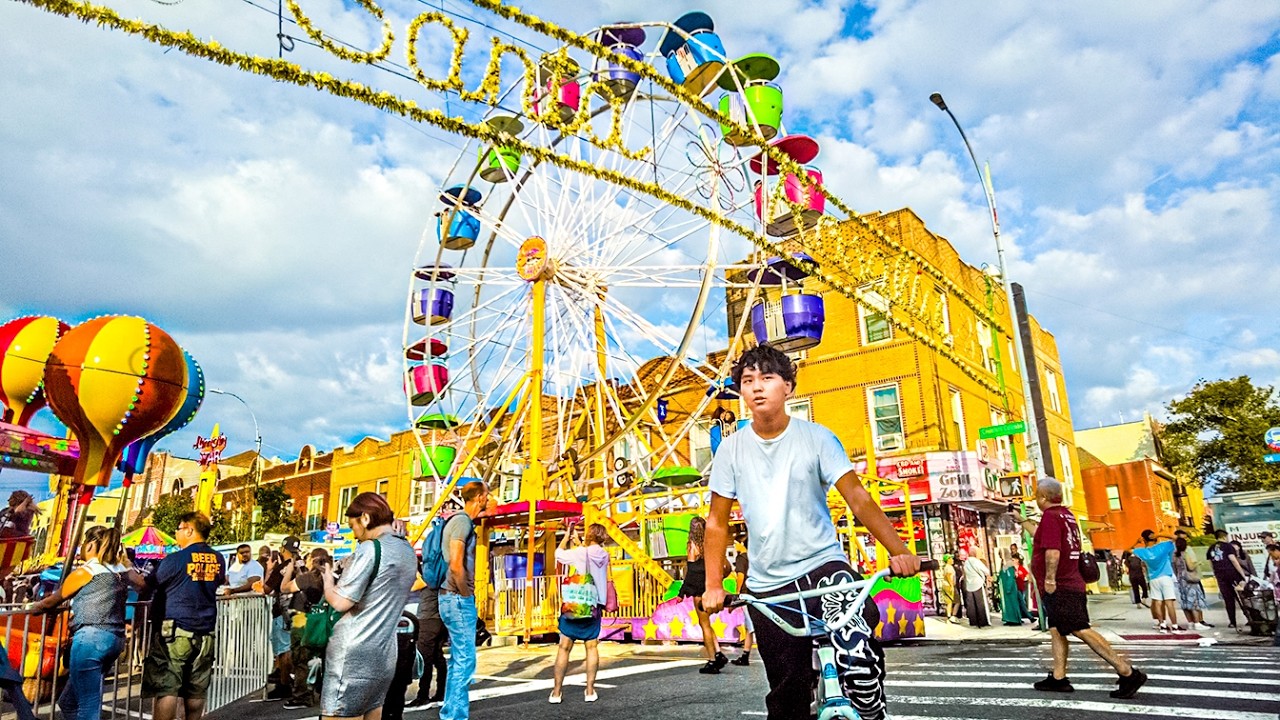 18th Avenue Italian Feast in Bensonhurst, BROOKLYN NY | Walking Tour of Italian Street Festival NYC